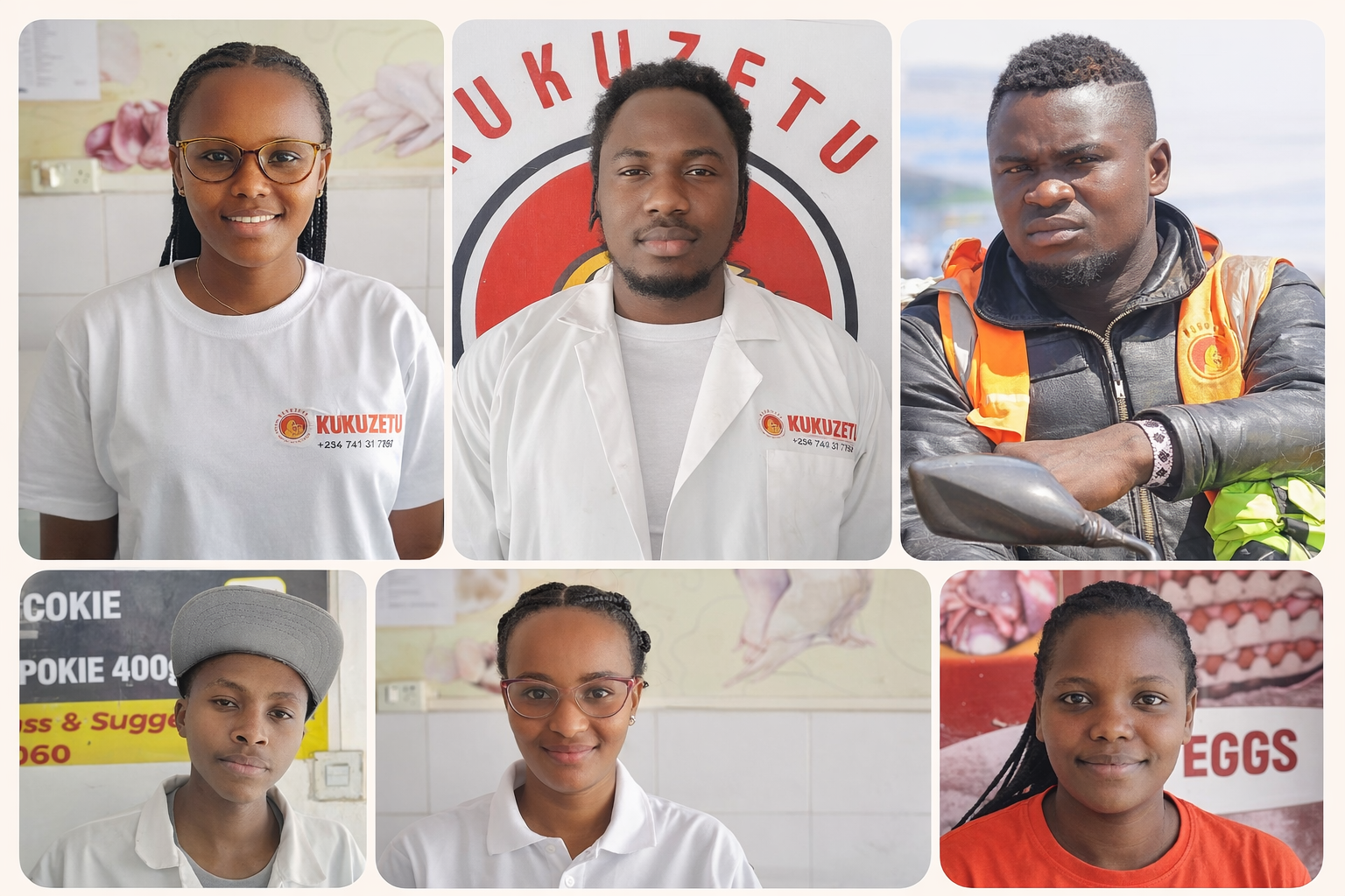 Kukuzetu staff collage